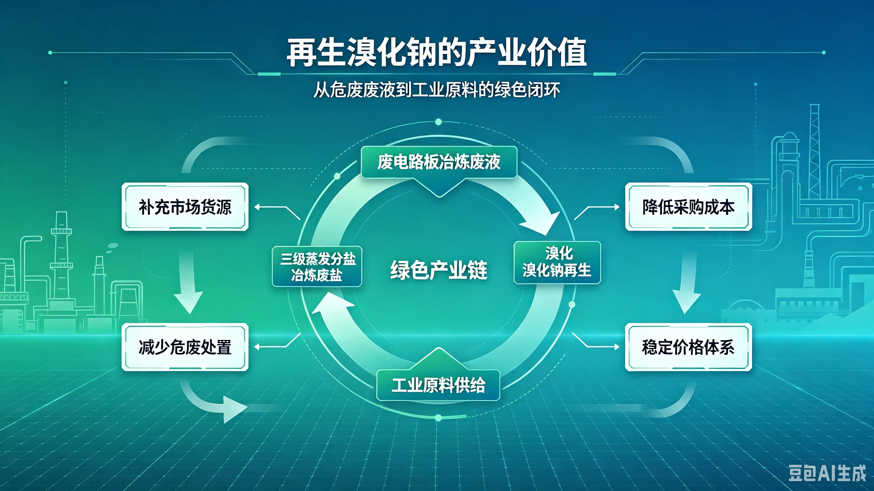 溴化钠价格走势及废电路板烟气资源化回收公益解析