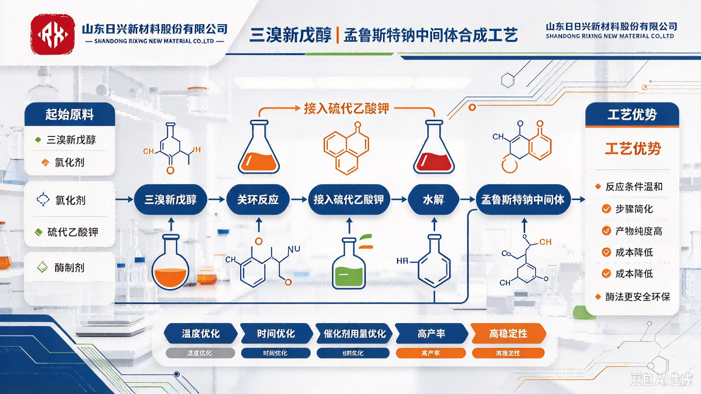 一种利用三溴新戊醇制备孟鲁斯特钠中间体的工艺研究
